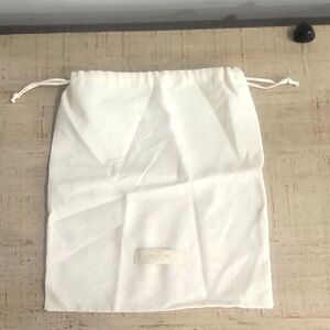 Valentino White Drawstring Dust Bag